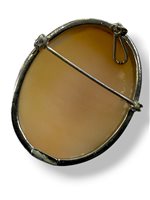 Brooch Mandile 1922 Woman Cammei  in Silver Conchiglia 2MSPC9 - 2MSPC9